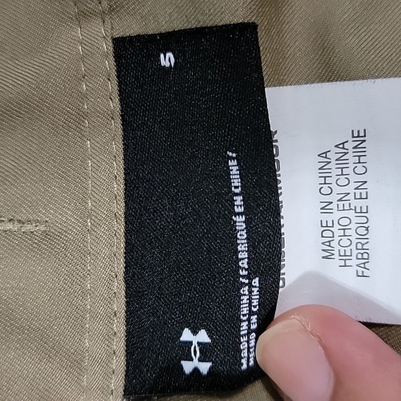 Boys Under Armour Matchplay Shorts, Khaki, Size 5, Pre-owned - Picture 5 of 8